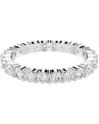 Swarovski - Matrix Round Cut Vittore Ring - Lyst