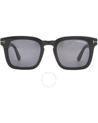 Tom Ford - Dax Smoke Square Sunglasses Ft0751-n 01a 50 - Lyst