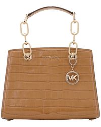 Michael Kors - Cynthia Small Leather Satchel - Lyst