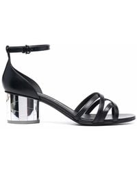 Ferragamo - Strap-Detail Open-Toe Sandals - Lyst