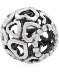 PANDORA - Openwork Hearts Charm - Lyst