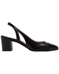 Stuart Weitzman - Sleek 50 Leather Slingback Pumps - Lyst