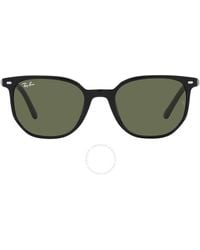 Ray-Ban - Elliot Green Square Sunglasses Rb2197 901/31 52 - Lyst