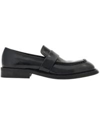 Ferragamo - Fidele Wide Toe Leather Loafers - Lyst