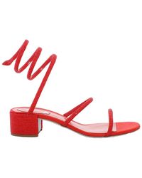 Rene Caovilla - Rene Caovilla Cleo Crystal-Embellished Sandals - Lyst