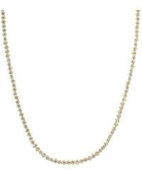 Tresorra - 14K Pallina Bead Tt Chain Necklace - Lyst