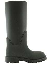 Burberry - Rubber Marsh Calf-Length Rain Boots, Brand Size 38 (Us - Lyst