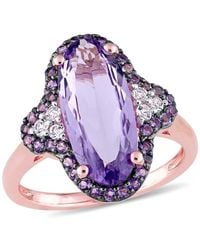 Amour - 3 1/2 Ct Tgw Oval Cut Amethyst - Lyst