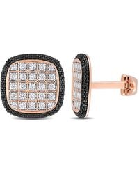 Amour - 7 Ct Tgw Sapphire And Spinel Square Cluster Cufflinks - Lyst