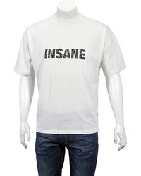424 - Insane Graphic-print White Cotton T-shirt - Lyst