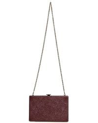 Dolce & Gabbana - Leather Clutch Evening Crossbody Bag - Lyst