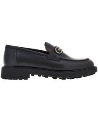 Ferragamo - Galles Gancini Ornament Leather Moccasin - Lyst