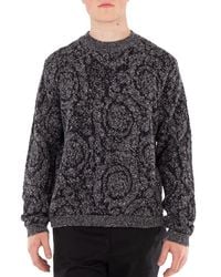 Versace - Baroque Knit Sweat - Lyst