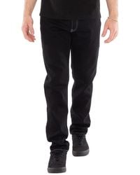 KENZO - Logo-Patch Denim Pants - Lyst