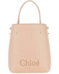 Chloé - Micro Sense Leather Tote Bag - Lyst