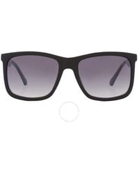 Guess Factory - Gradient Smoke Square Sunglasses Gf0171 02b 57 - Lyst