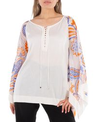 Roberto Cavalli - Ladies Bandana-Print Kaftan Top, Brand Size 40 (Us - Lyst