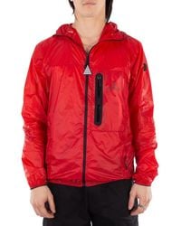 Moncler - Windbreaker Hooded Long Sleeve Jacket, Brand Size 3 (Large) - Lyst