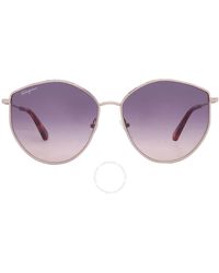 Ferragamo - Violet Gradient Irregular Sunglasses Sf264s 754 60 - Lyst