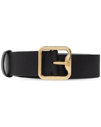 Burberry - B Buckle Calf Leather Belt, Cm - Lyst