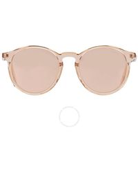 Moncler - Pink Silver Flash Phantos Sunglasses Ml0213-f 72z 52 - Lyst