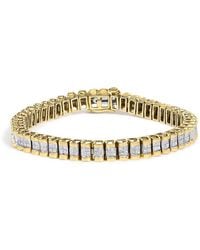Haus of Brilliance - 14K 3.0 Cttw Princess Cut Quad Invisible Set Tennis Bracelet (H-I Color, Si1-Si2 Clarity) - Lyst