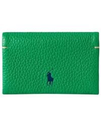 Polo Ralph Lauren - Polo Play Leather Snap Card Case - Lyst