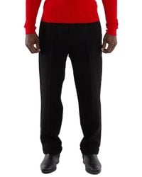Balmain - Noir Tapered Cropped Trousers, Brand Size 46 (Us - Lyst