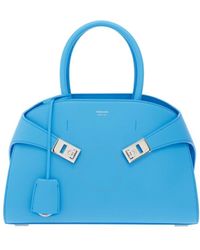 Ferragamo - Hug Logo Printed Leather Shoulder Bag - Lyst