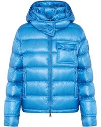 Moncler Ladies Turquin Padded Jacket In Blue