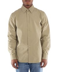 Burberry - Equestrian Knight-Motif Cotton Buttoned Shirt - Lyst