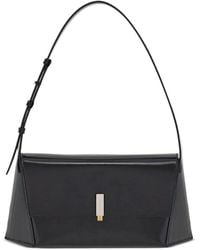 Ferragamo - Logo Print Shoulder Bag - Lyst