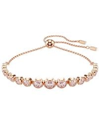 Swarovski - Mixed Round Cut Imber Tennis Bracelet - Lyst