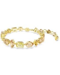 Swarovski - Mixed Cuts-Tone Plated Gema Bracelet - Lyst