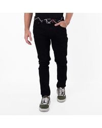 Burberry - Straight-Leg Stretch-Cotton Jeans, Waist - Lyst