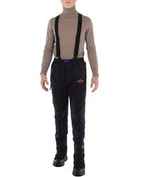 Kolor - Logo Print Trouser With Suspenders, Brand Size 2 - Lyst