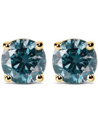 Haus of Brilliance - 14K 2.00 Cttw Round Brilliant-Cut Lab Grown Diamond Classic 4-Prong Stud Earrings With Screw Backs (Vs1-Vs2 Clarity) - Lyst