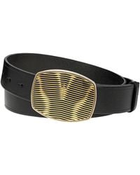 Roberto Cavalli - 35Mm Adjustable Leather Belt, Cm - Lyst