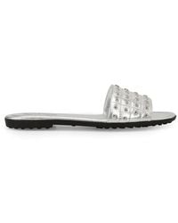 Tod's - Tod's Studded Leather Sandals - Lyst