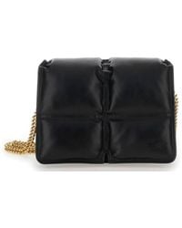 Burberry - Quilted Chain-Link Snip Crossbody Bag - Lyst