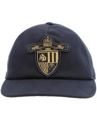 Fendi - Crest Cotton Baseball Cap - Lyst