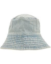 Ambush - Logo-Plaque Denim Bucket Hat - Lyst