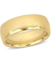 Amour - 7.5Mm Finish Comfort Fit Wedding Band - Lyst