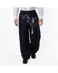 Burberry - Knight Hardware Canvas Tailored Trousers - Lyst