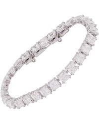 Swarovski - Millenia Soft Bracelet Small Sqr Rhodium Shiny - Lyst