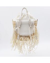CUBA LAB - Leather Habanera Fringes Satchels Bag - Lyst