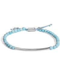 Haus of Brilliance - Sterling Beads Station Bracelet With Bolo Clasp - Lyst