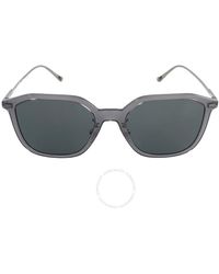 COACH - Dark Grey Geometric Sunglasses - Lyst
