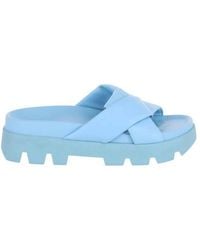 Ferragamo - Origami Knot Sporty Sliders - Lyst