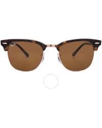 Ray-Ban - Clubmaster Classic Classic B-15 Square Sunglasses Rb3016 130933 49 - Lyst